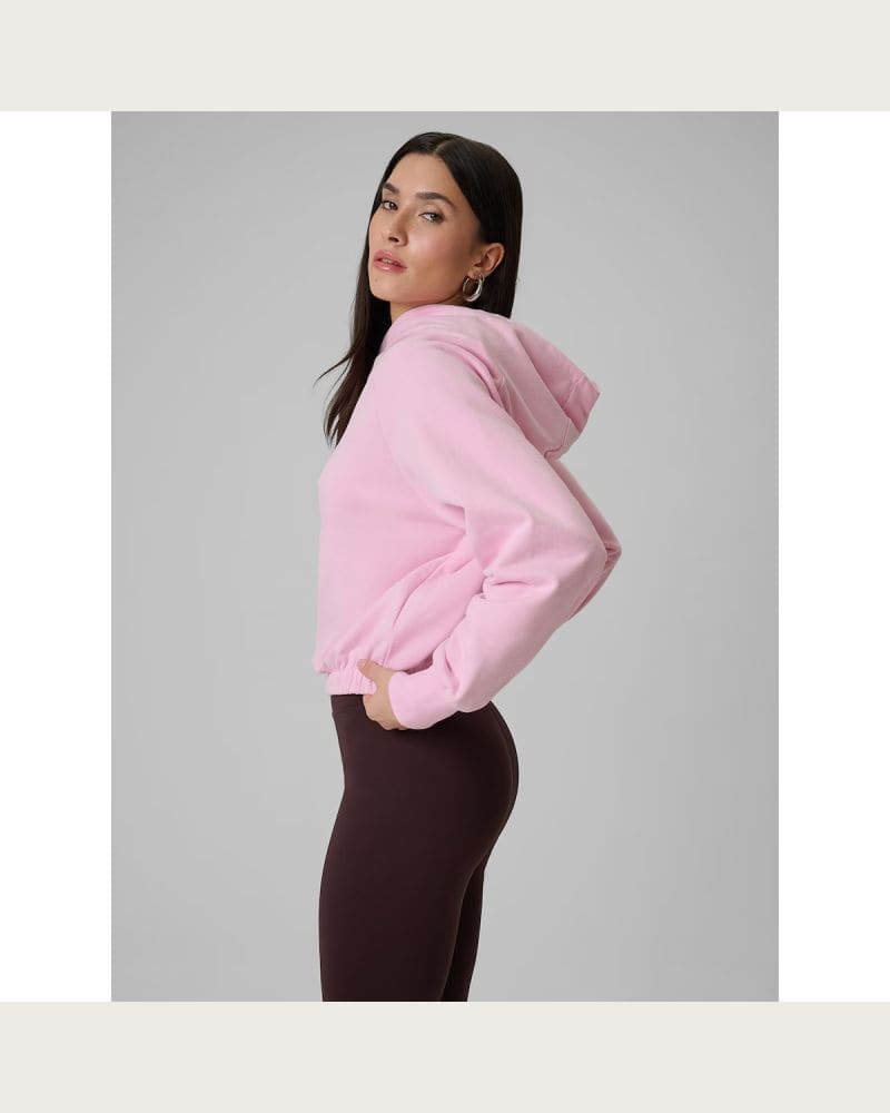 Dámska mikina s kapucňou 4F SWEATSHIRT F2175-56S-LIGHT PINK – fotka 3