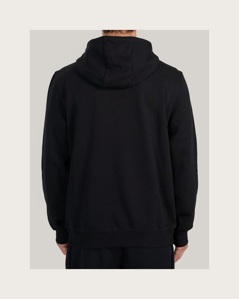 Pánska mikina s kapucňou 4F SWEATSHIRT M2548-020S-DEEP BLACK – fotka 3