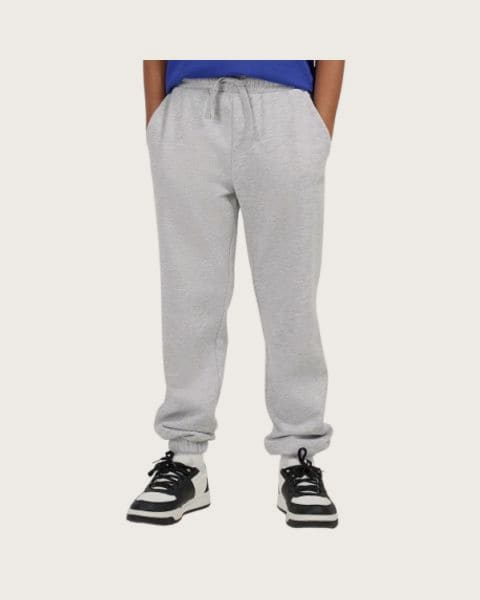 Chlapčenské tepláky 4F JUNIOR TROUSERS CAS M1188-25M-GREY MELANGE