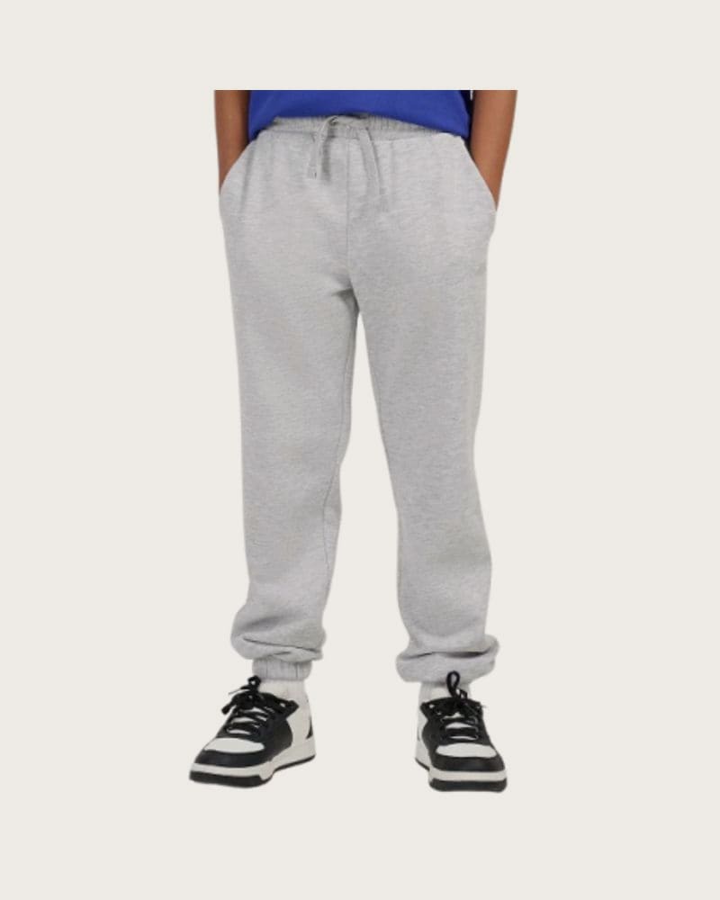 Chlapčenské tepláky 4F JUNIOR TROUSERS CAS M1188-25M-GREY MELANGE
