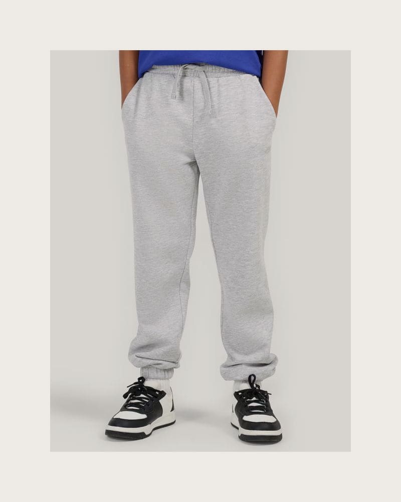 Chlapčenské tepláky 4F JUNIOR TROUSERS CAS M1188-25M-GREY MELANGE – fotka 2