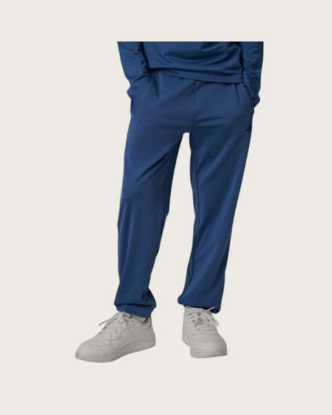 Chlapčenské tréningové tepláky 4F JUNIOR TROUSERS FNK M1152-31S-NAVY