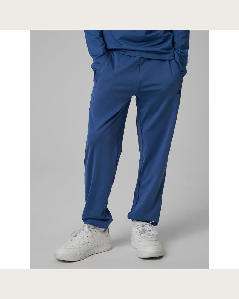 Chlapčenské tréningové tepláky 4F JUNIOR TROUSERS FNK M1152-31S-NAVY – fotka 2