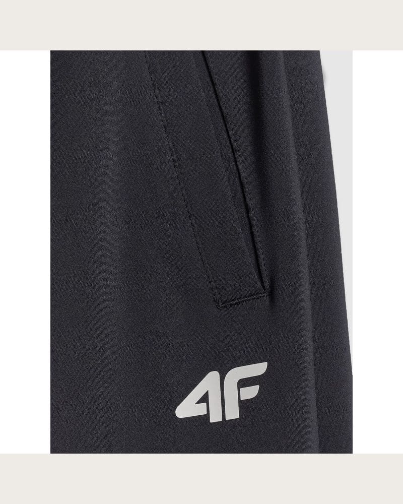 Chlapčenské tréningové tepláky 4F JUNIOR TROUSERS FNK M1152-20S-DEEP BLACK – fotka 8