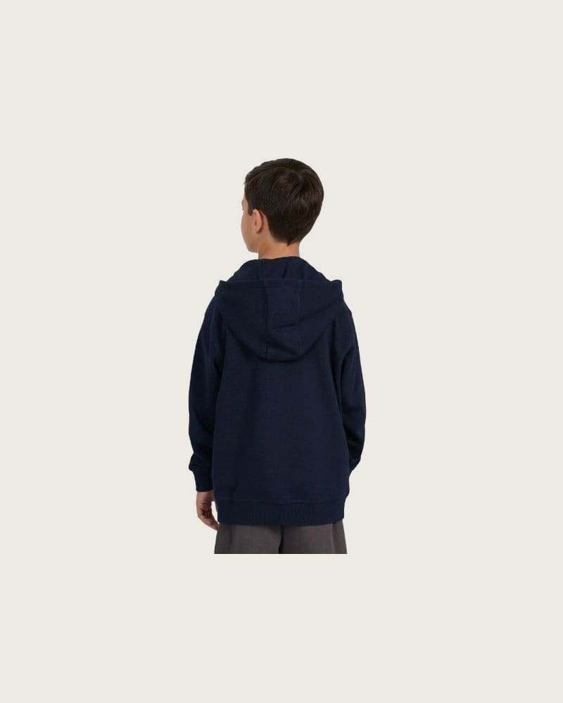 Chlapčenská mikina so zipsom 4F JUNIOR SWEATSHIRT M2523-31S-NAVY – fotka 2