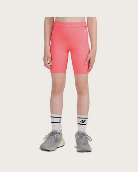 Dievčenské tréningové kraťasy 4F JUNIOR SHORT TIGHTS FNK F099-54S-PINK