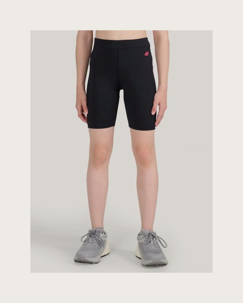 Dievčenské tréningové kraťasy 4F JUNIOR SHORT TIGHTS FNK F099-20S-DEEP BLACK – fotka 2