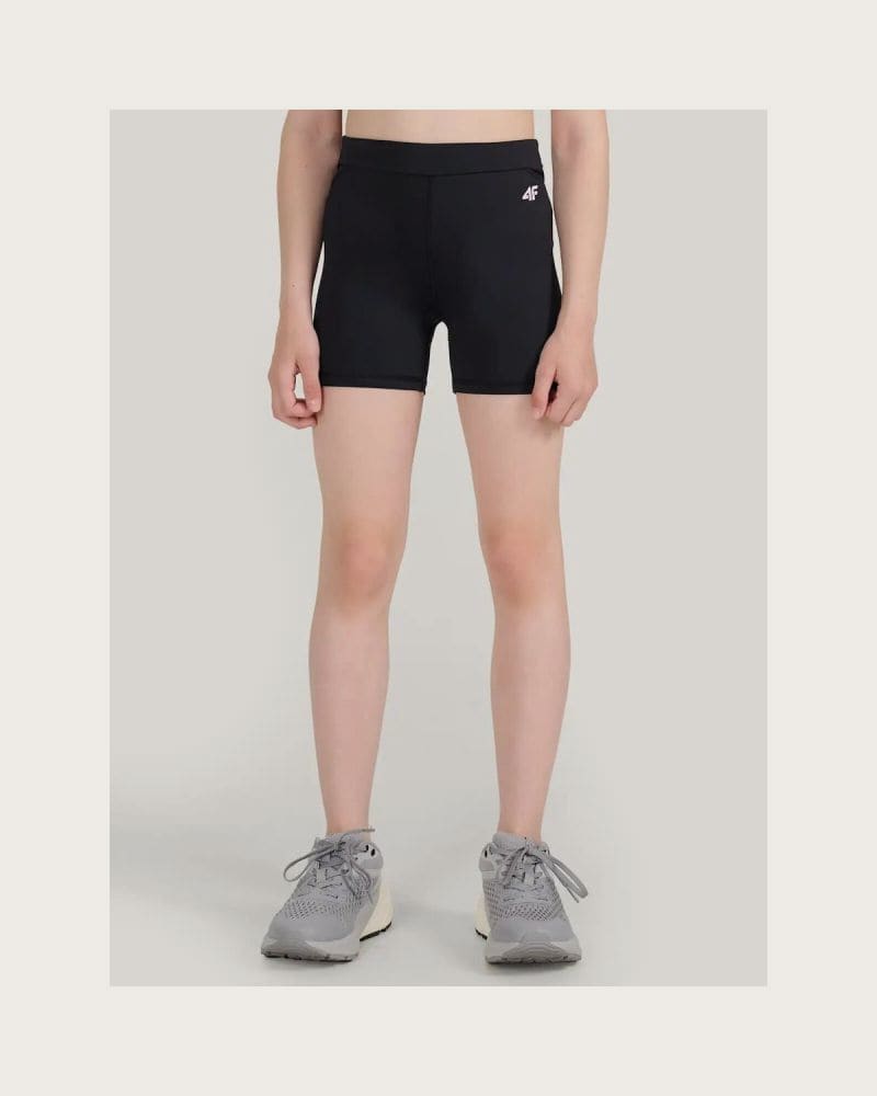 Dievčenské kraťasy 4F JUNIOR SHORT TIGHTS FNK F100-20S-DEEP BLACK – fotka 2