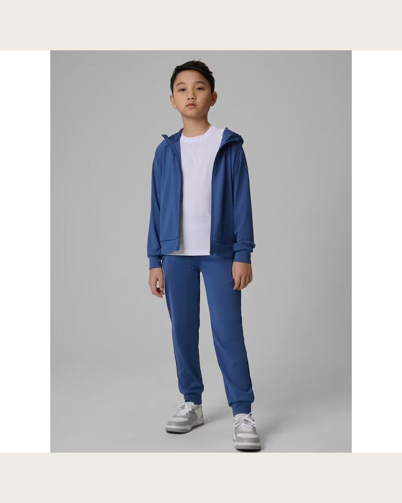 Chlapčenská tréningová mikina so zipsom 4F JUNIOR SWEATSHIRT FNK M690-31S-NAVY – fotka 6