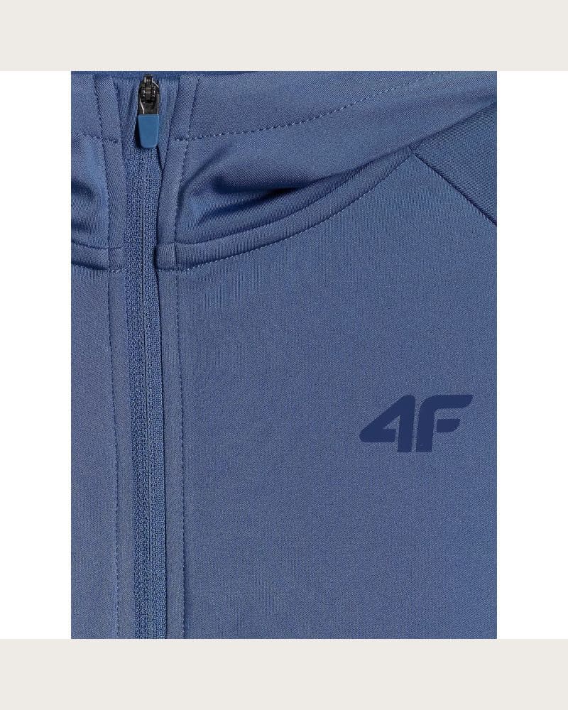 Chlapčenská tréningová mikina so zipsom 4F JUNIOR SWEATSHIRT FNK M690-31S-NAVY – fotka 8