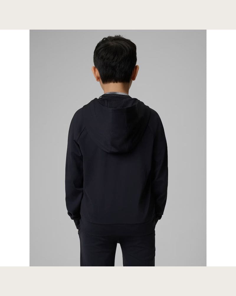 Chlapčenská tréningová mikina so zipsom 4F JUNIOR SWEATSHIRT FNK M690-20S-DEEP BLACK – fotka 4