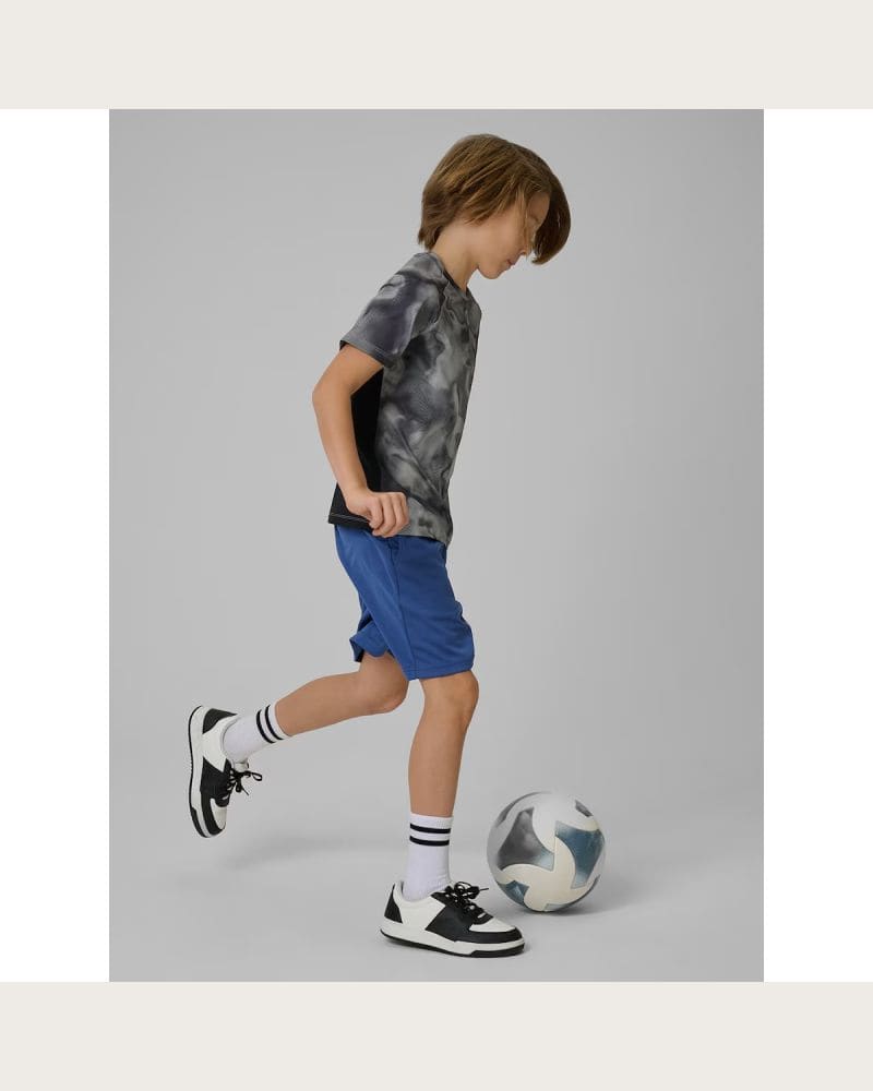 Chlapčenské tréningové kraťasy 4F JUNIOR SHORTS FNK M1388-31S-NAVY – fotka 4