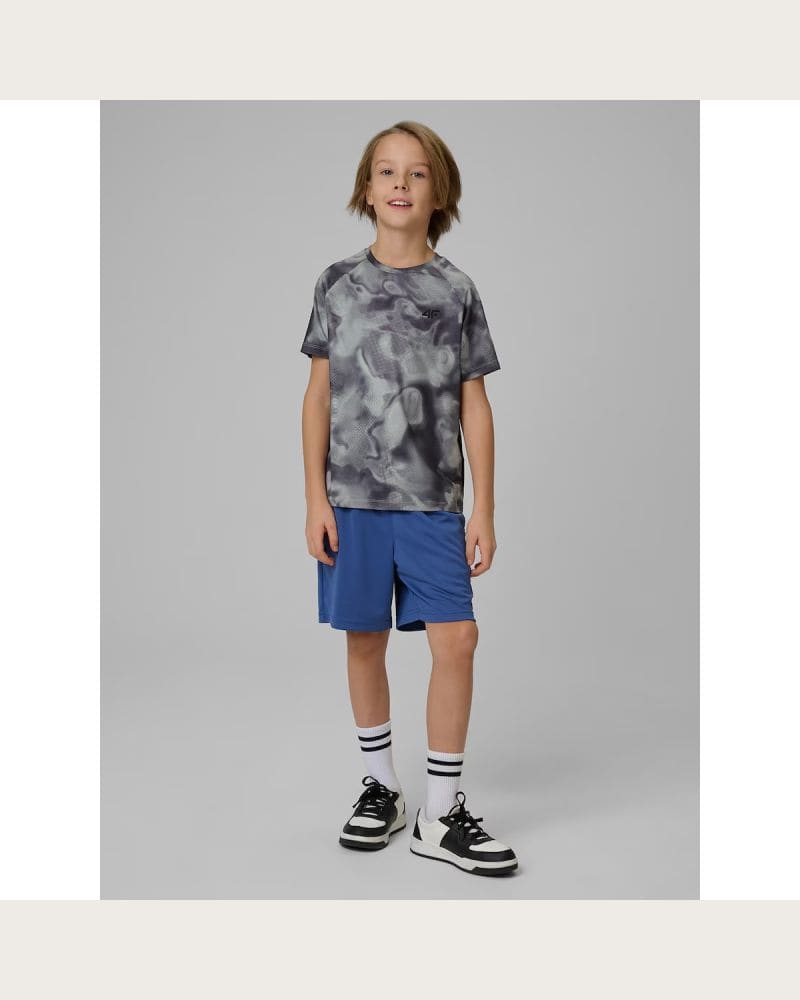 Chlapčenské tréningové kraťasy 4F JUNIOR SHORTS FNK M1388-31S-NAVY – fotka 5