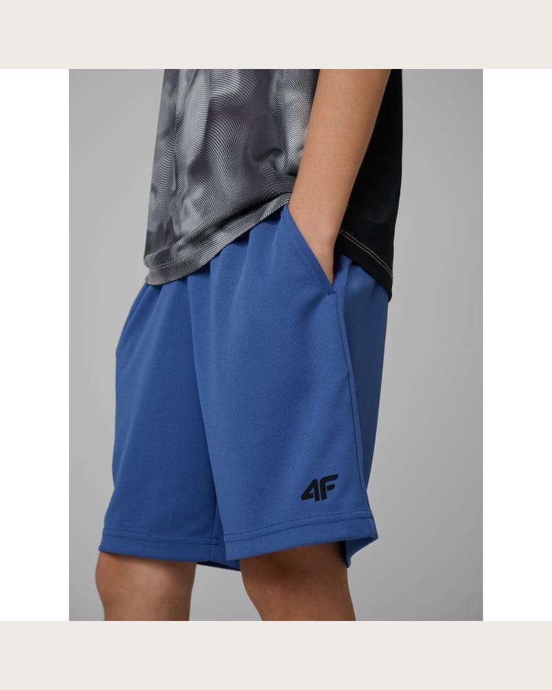 Chlapčenské tréningové kraťasy 4F JUNIOR SHORTS FNK M1388-31S-NAVY – fotka 7