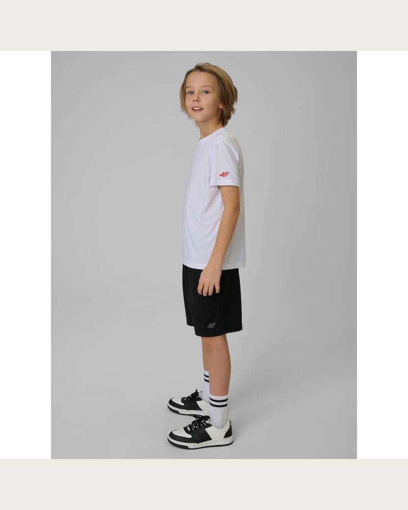 Chlapčenské tréningové kraťasy 4F JUNIOR SHORTS FNK M1388-20S-DEEP BLACK – fotka 4