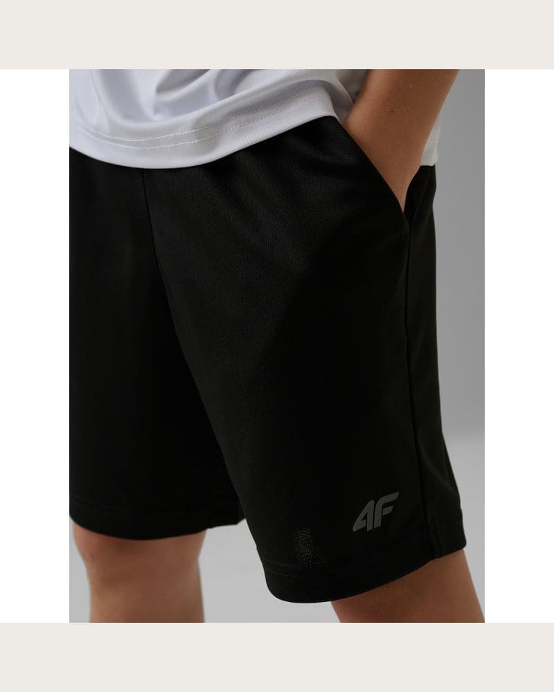 Chlapčenské tréningové kraťasy 4F JUNIOR SHORTS FNK M1388-20S-DEEP BLACK – fotka 7