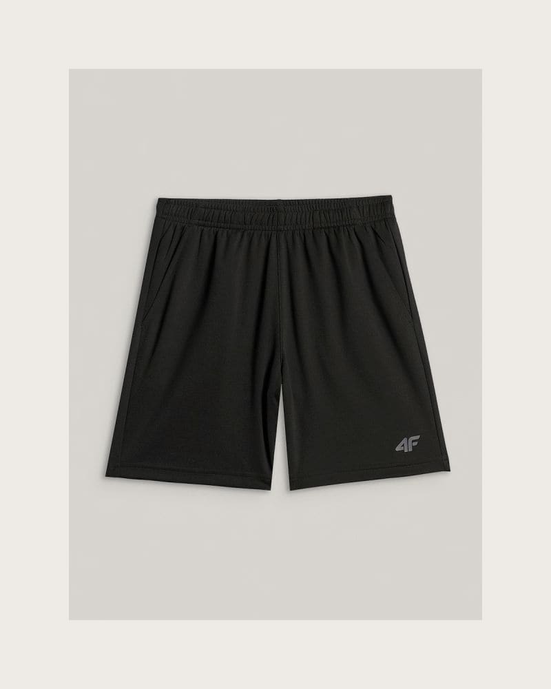 Chlapčenské tréningové kraťasy 4F JUNIOR SHORTS FNK M1388-20S-DEEP BLACK – fotka 8