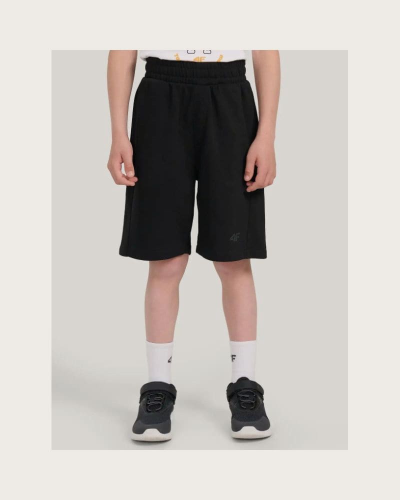 Chlapčenské kraťasy 4F JUNIOR SHORTS CAS M784-20S-DEEP BLACK – fotka 2