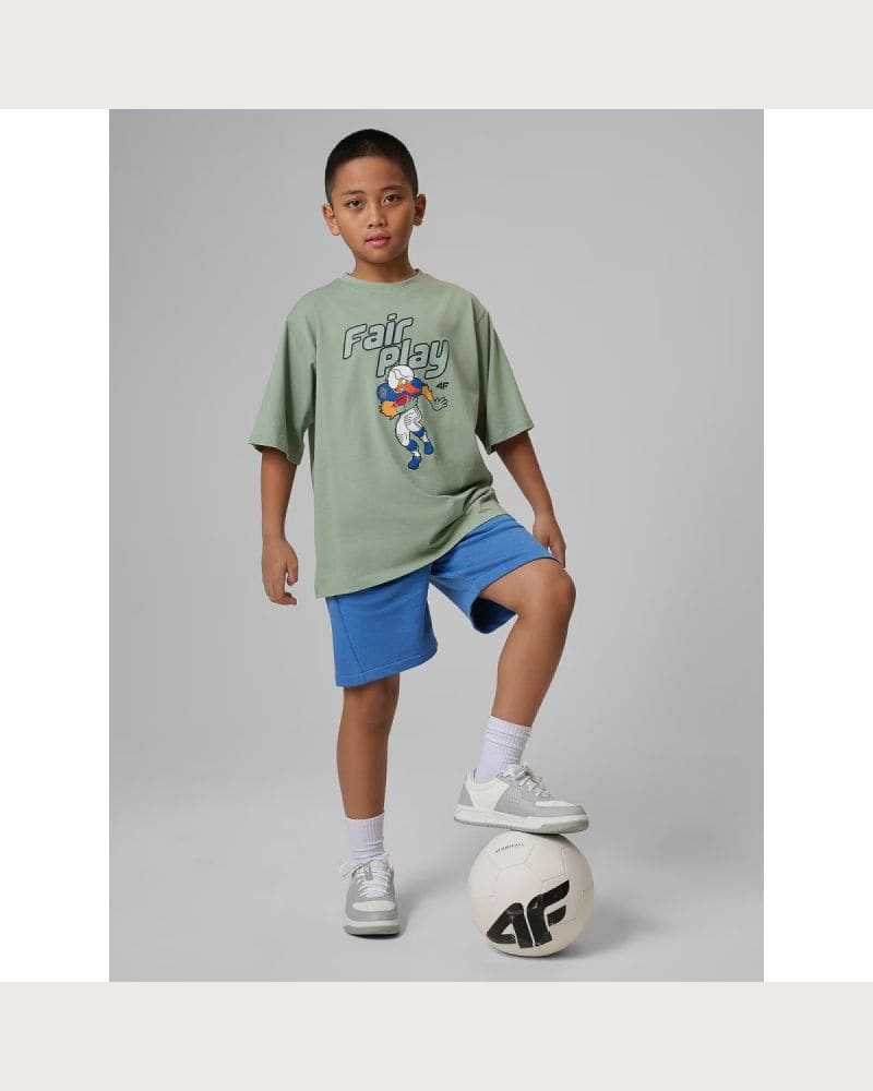 Chlapčenské kraťasy 4F JUNIOR SHORTS CAS M784-32S-DENIM – fotka 4