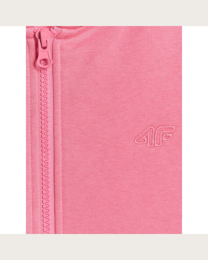 Dievčenská mikina so zipsom 4F JUNIOR SWEATSHIRT F2322-54S-PINK – fotka 2