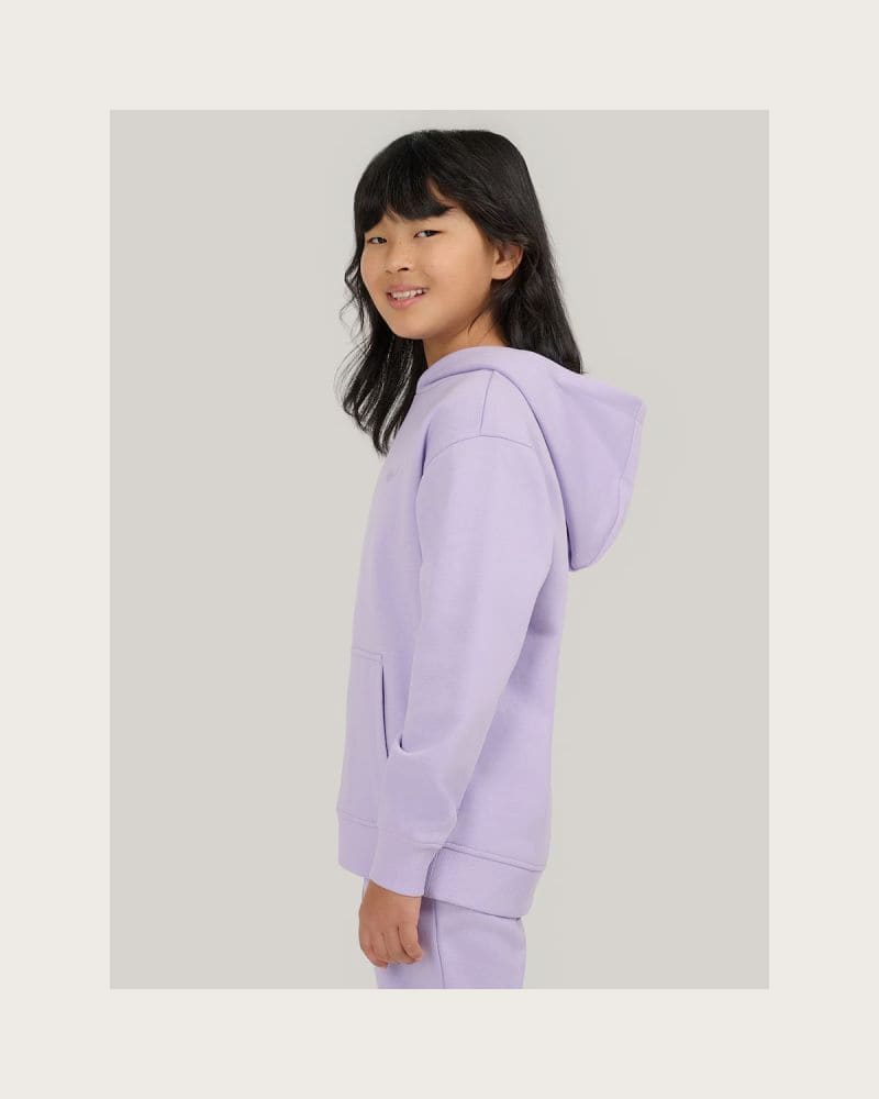 Dievčenská mikina s kapucňou 4F JUNIOR SWEATSHIRT F2323-51S-VIOLET – fotka 3