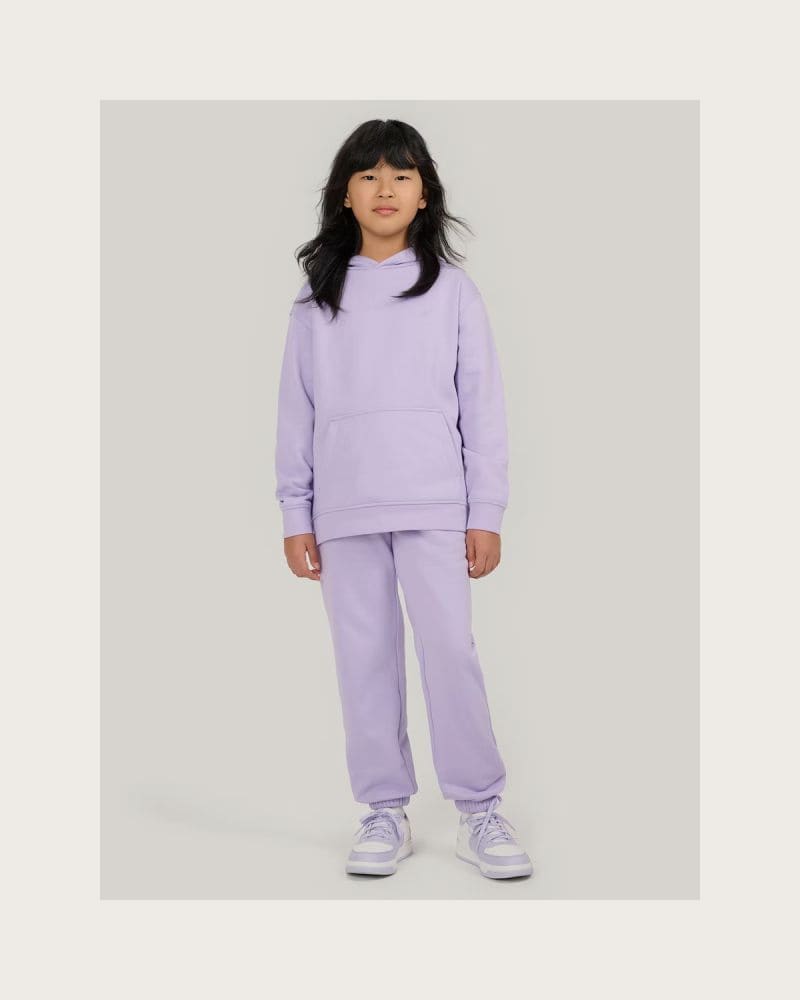 Dievčenská mikina s kapucňou 4F JUNIOR SWEATSHIRT F2323-51S-VIOLET – fotka 5