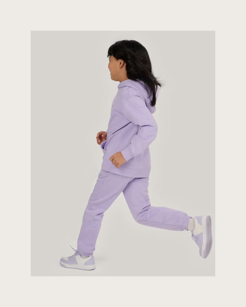 Dievčenská mikina s kapucňou 4F JUNIOR SWEATSHIRT F2323-51S-VIOLET – fotka 7