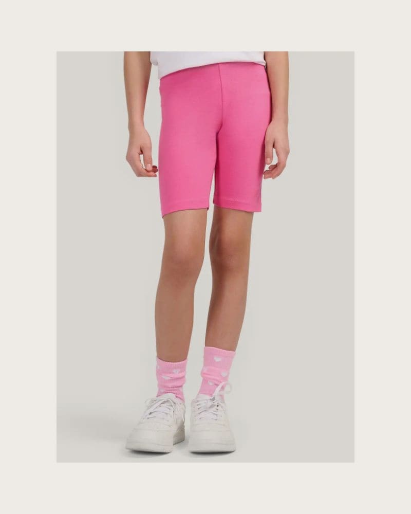 Dievčenské kraťasy 4F JUNIOR SHORT TIGHTS CAS F028-53S-DARK PINK – fotka 2