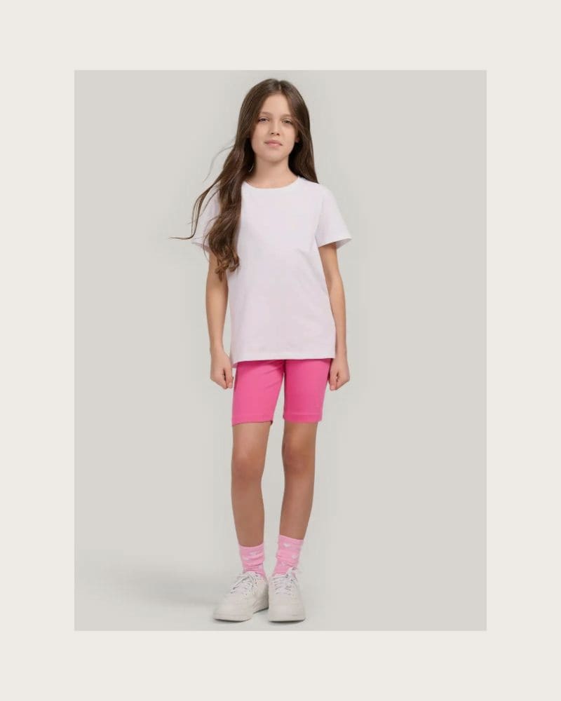 Dievčenské kraťasy 4F JUNIOR SHORT TIGHTS CAS F028-53S-DARK PINK – fotka 5