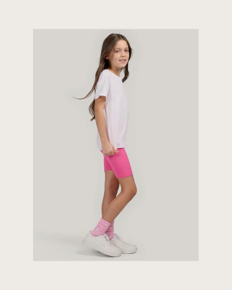 Dievčenské kraťasy 4F JUNIOR SHORT TIGHTS CAS F028-53S-DARK PINK – fotka 7