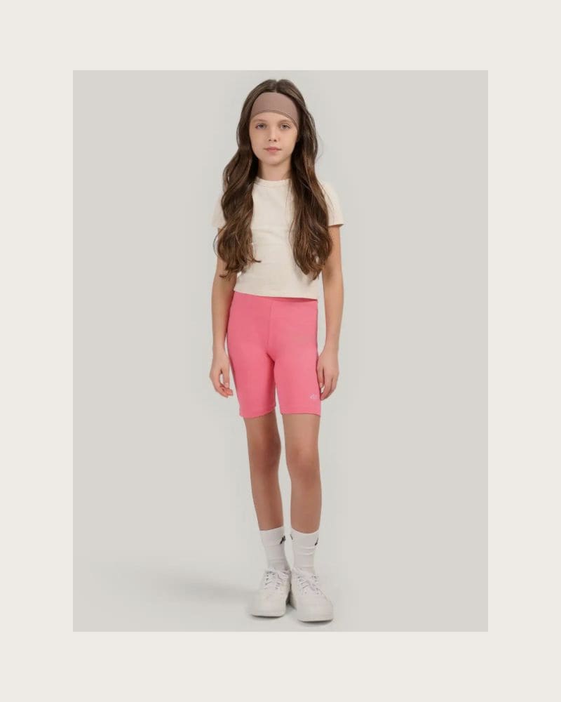 Dievčenské kraťasy 4F JUNIOR SHORT TIGHTS CAS F028-54S-PINK – fotka 5