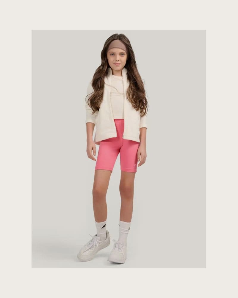 Dievčenské kraťasy 4F JUNIOR SHORT TIGHTS CAS F028-54S-PINK – fotka 6