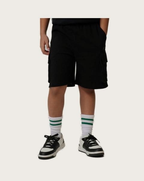 Chlapčenské kraťasy 4F JUNIOR SHORTS CAS M785-20S-DEEP BLACK