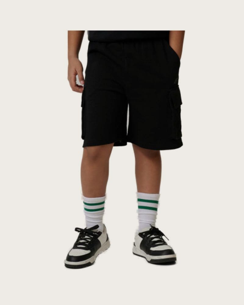 Chlapčenské kraťasy 4F JUNIOR SHORTS CAS M785-20S-DEEP BLACK