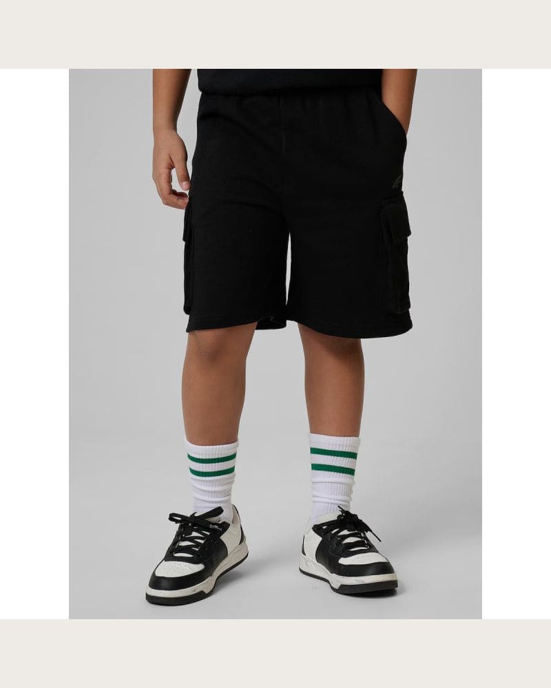 Chlapčenské kraťasy 4F JUNIOR SHORTS CAS M785-20S-DEEP BLACK – fotka 2