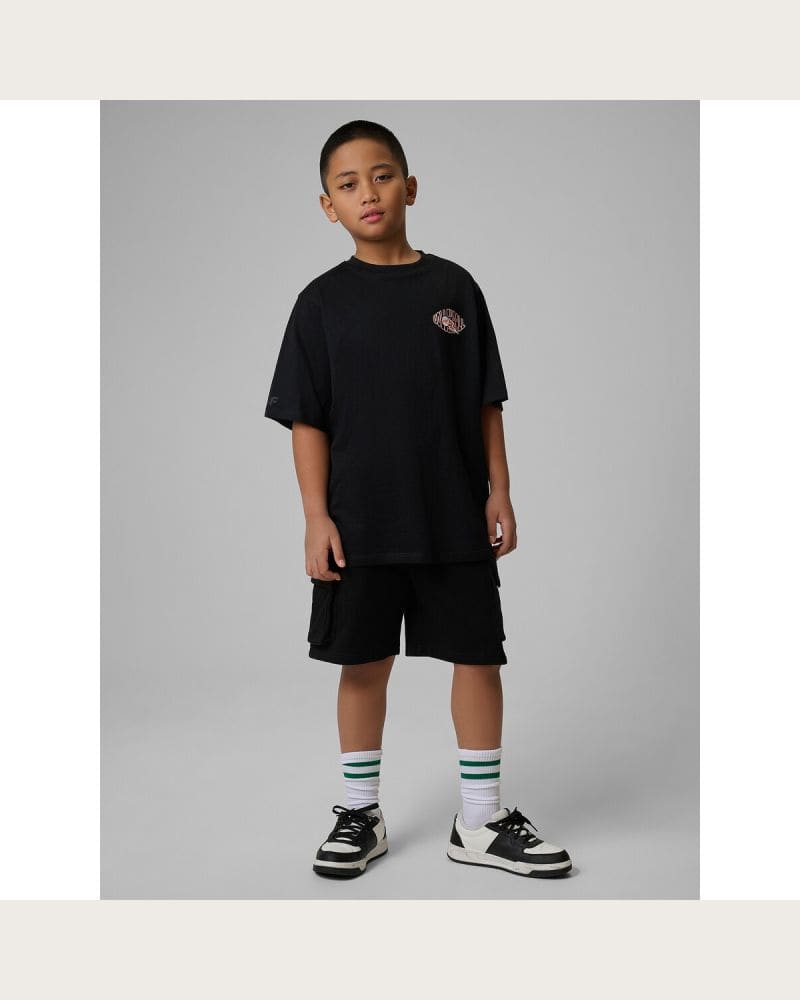 Chlapčenské kraťasy 4F JUNIOR SHORTS CAS M785-20S-DEEP BLACK – fotka 3