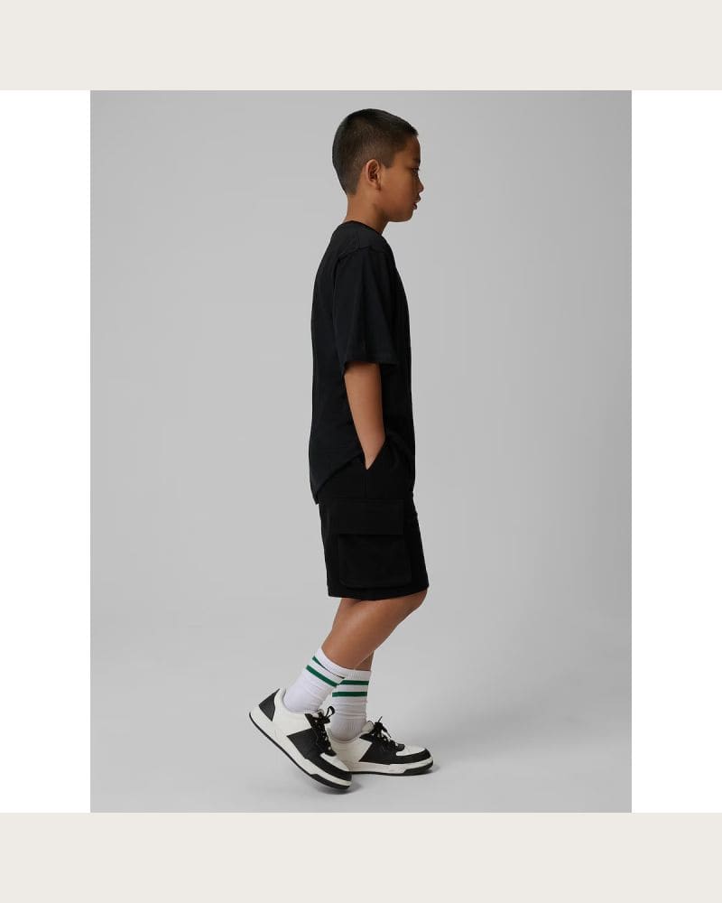 Chlapčenské kraťasy 4F JUNIOR SHORTS CAS M785-20S-DEEP BLACK – fotka 5
