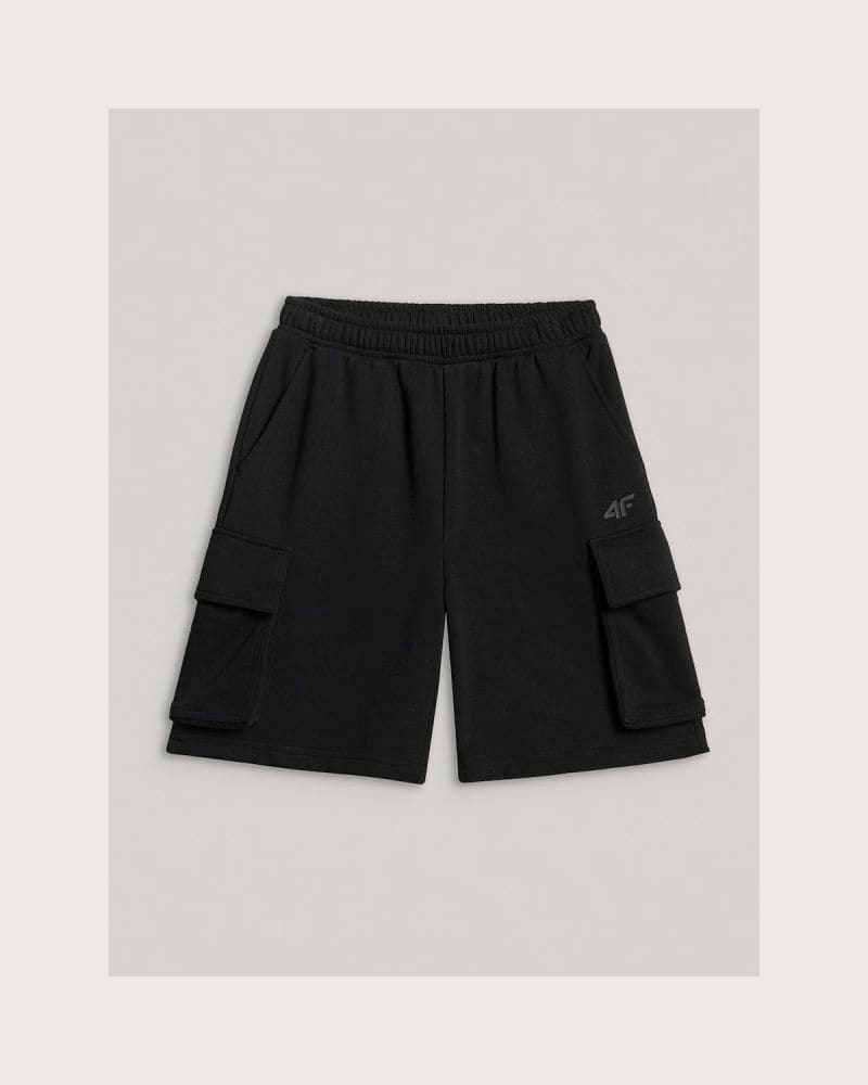 Chlapčenské kraťasy 4F JUNIOR SHORTS CAS M785-20S-DEEP BLACK – fotka 8