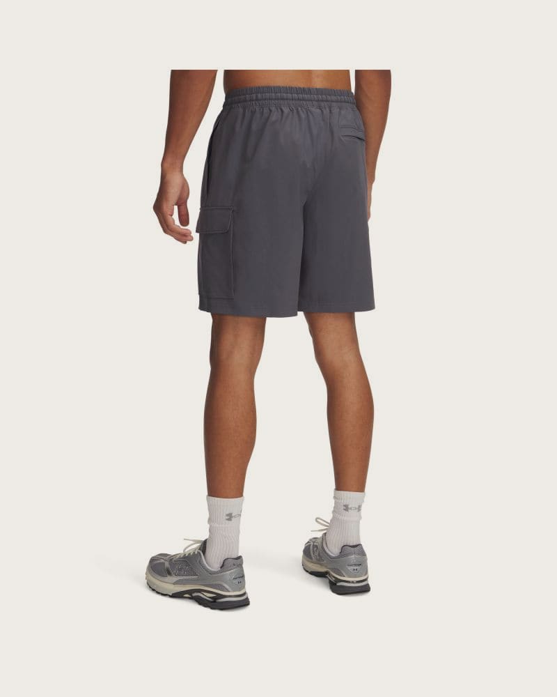 Pánske kraťasy UNDER ARMOUR UA Vibe Woven Cargo Short-GRY – fotka 3