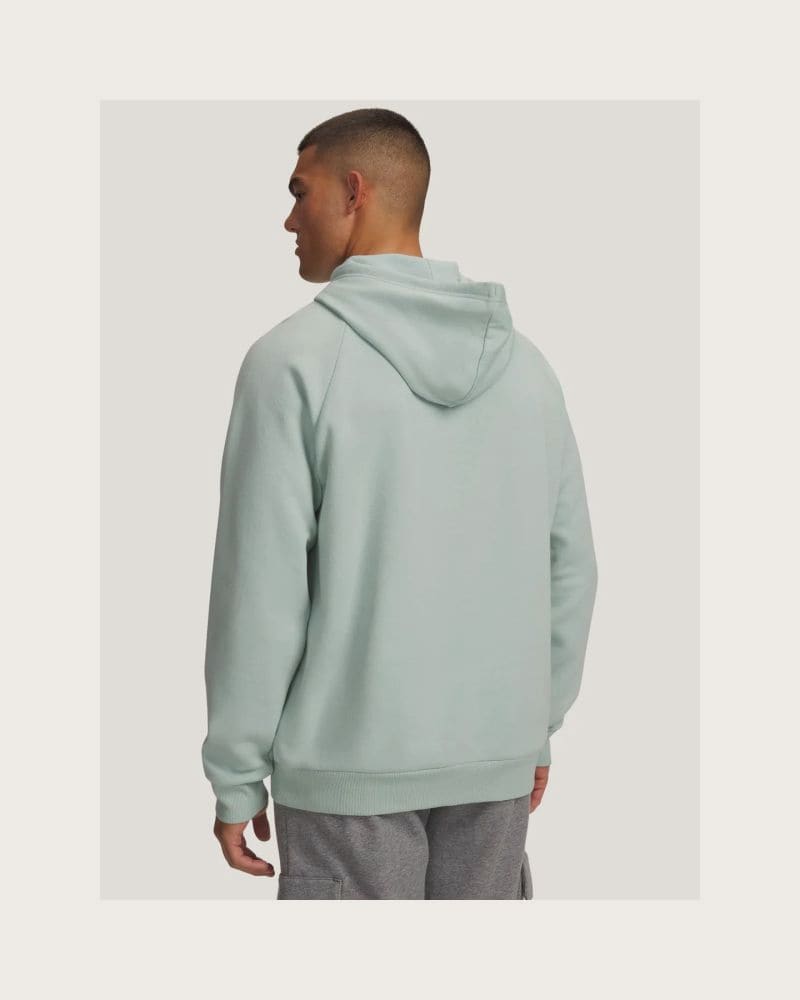 Pánska zateplená mikina s kapucňou UNDER ARMOUR UA Rival Fleece Logo HD-BLU – fotka 3