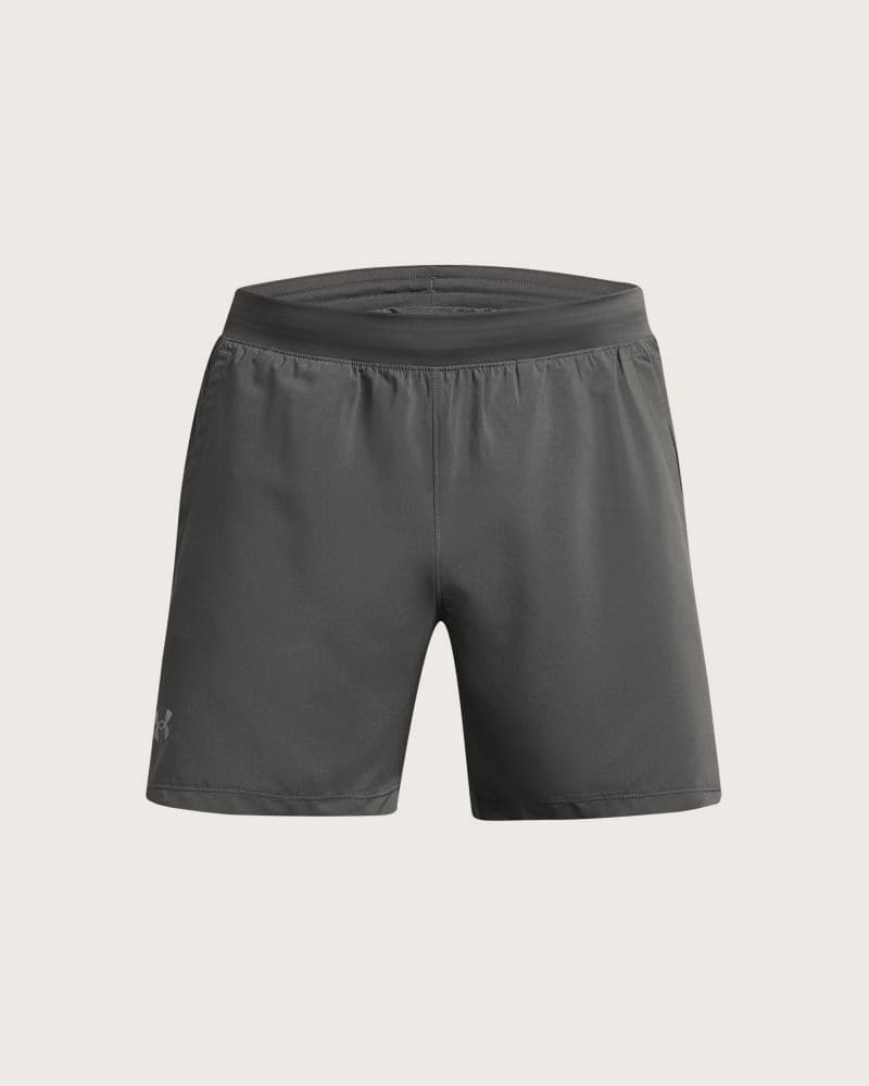 Pánske tréningové kraťasy UNDER ARMOUR UA LAUNCH 5 inch SHORTS-GRY – fotka 5