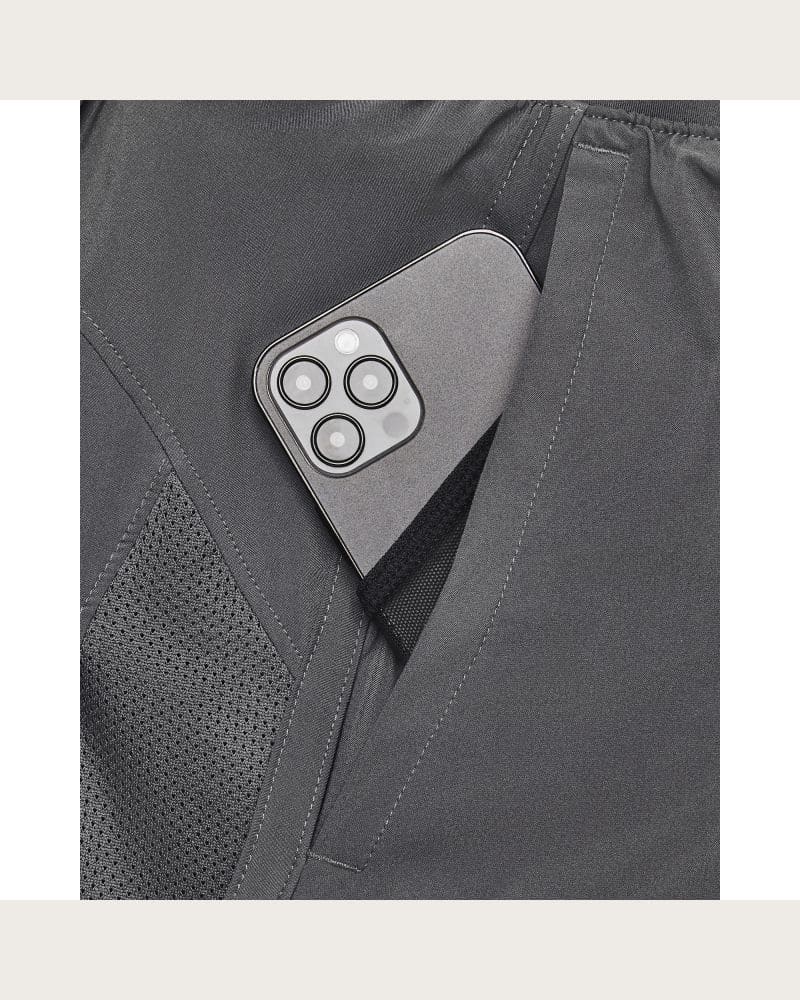 Pánske tréningové kraťasy UNDER ARMOUR UA LAUNCH 5 inch SHORTS-GRY – fotka 7