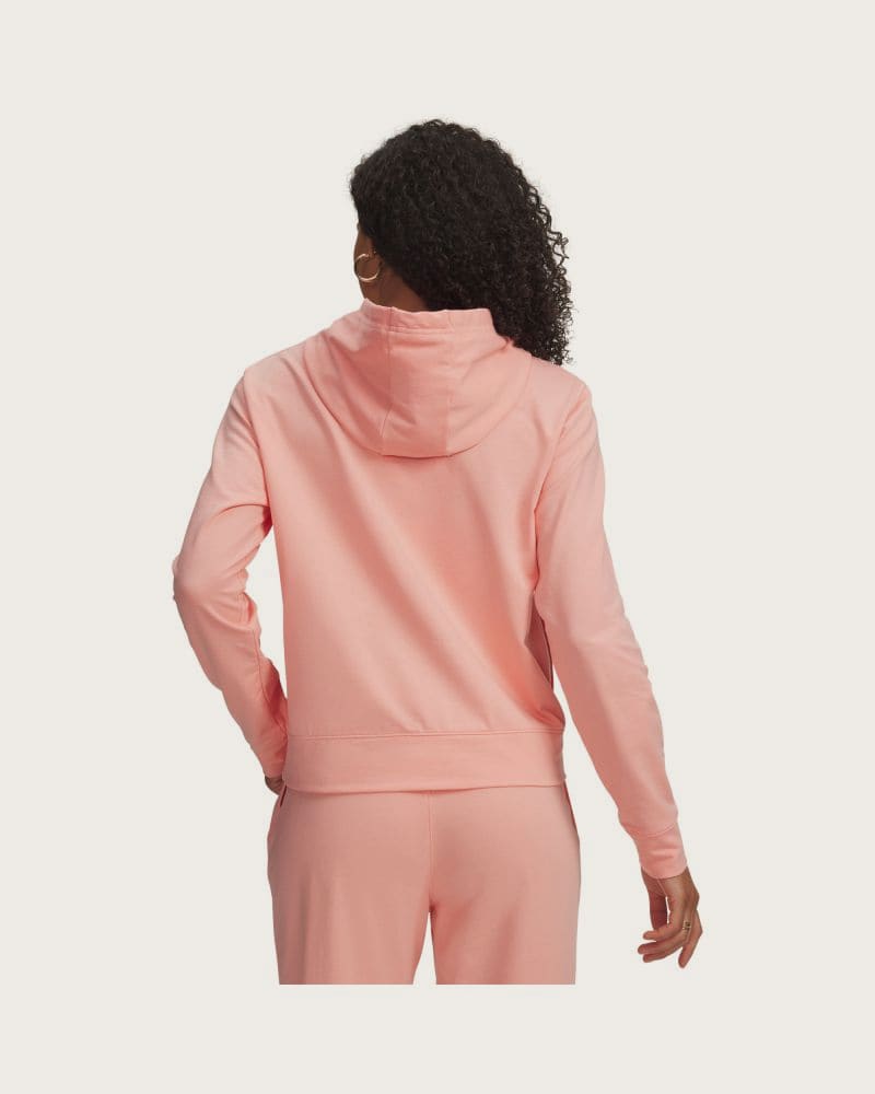 Dámska mikina s kapucňou UNDER ARMOUR Sport Terry Hoodie-PNK – fotka 4