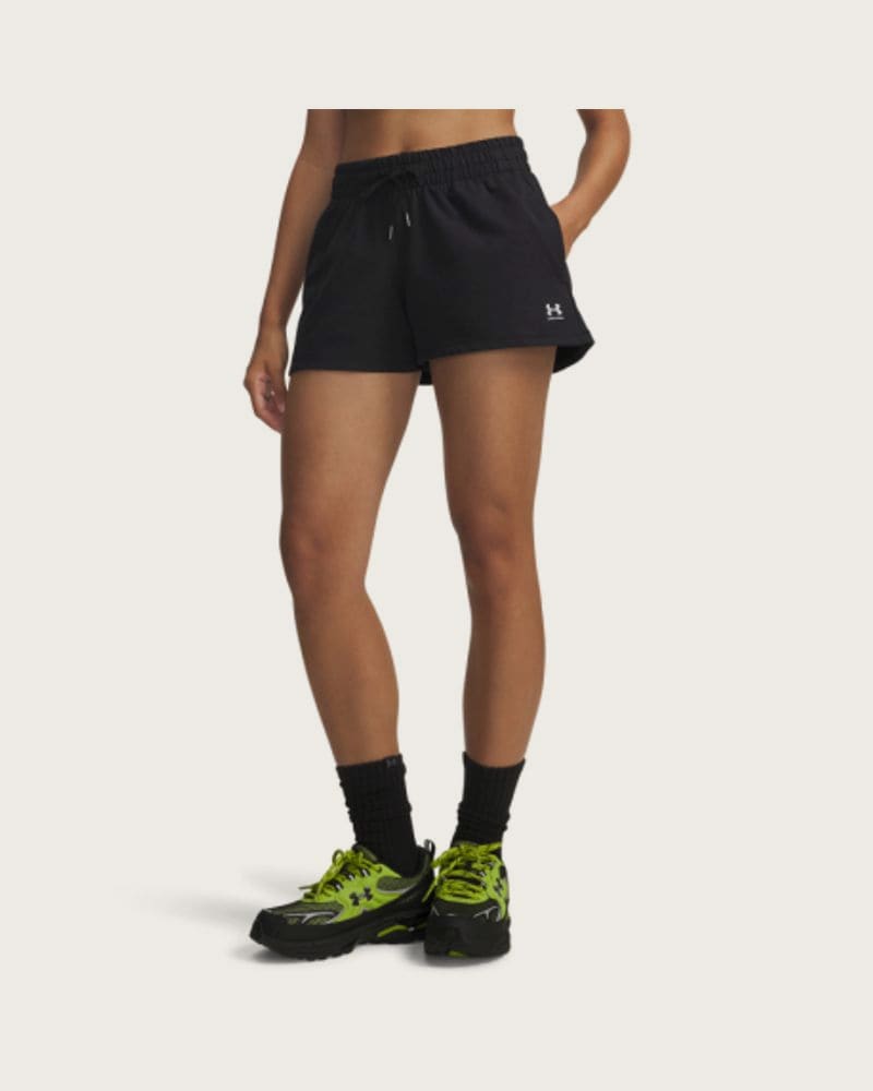 Dámske teplákové kraťasy UNDER ARMOUR UA Sport Terry Short-BLK