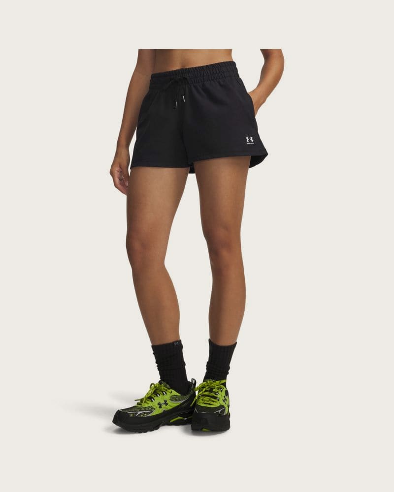 Dámske teplákové kraťasy UNDER ARMOUR UA Sport Terry Short-BLK – fotka 2