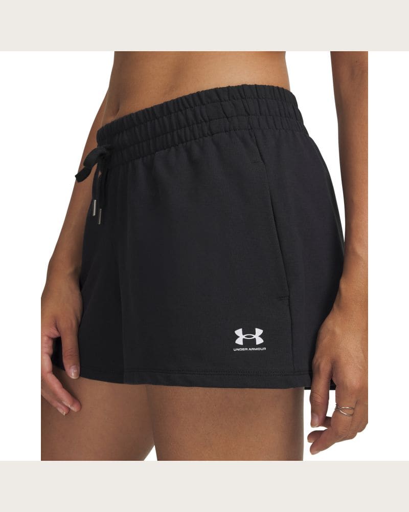 Dámske teplákové kraťasy UNDER ARMOUR UA Sport Terry Short-BLK – fotka 3