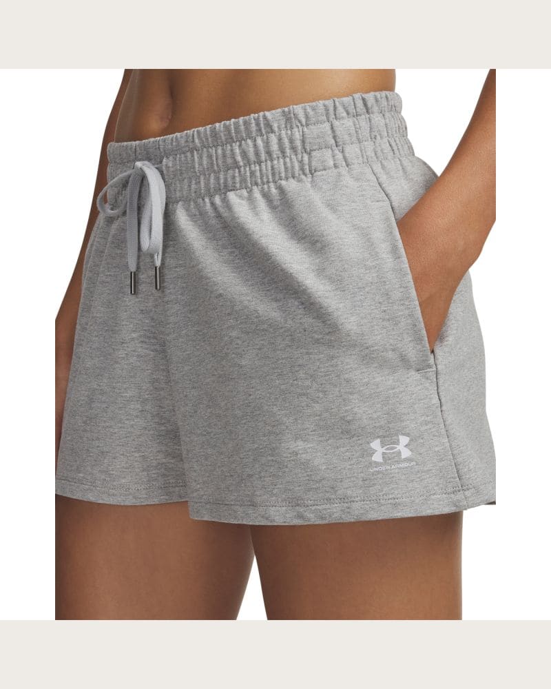 Dámske teplákové kraťasy UNDER ARMOUR UA Sport Terry Short-GRY – fotka 2