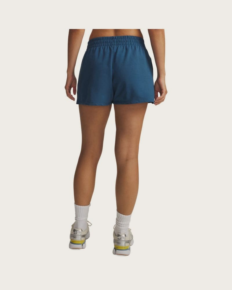 Dámske teplákové kraťasy UNDER ARMOUR UA Sport Terry Short-BLU – fotka 3