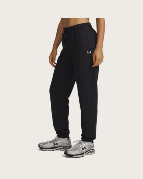 Dámske tepláky UNDER ARMOUR Sport Terry Jogger-BLK
