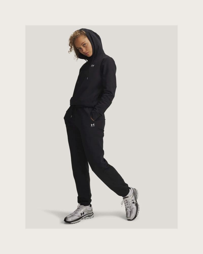 Dámske tepláky UNDER ARMOUR Sport Terry Jogger-BLK – fotka 4